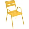 Fermob - Fauteuil bridge empilable Monceau - Jaune - Acier peint - Des...