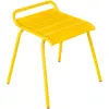 Fermob - Tabouret empilable Monceau - Jaune - Acier - Designer Studio ...