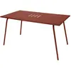 Fermob - Table rectangulaire Monceau - Marron - Acier peint - Designer...