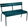 Banc avec dossier LUXEMBOURG - 21 bleu acapulco Fermob