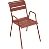 Fermob - Fauteuil bridge empilable Monceau - Marron - Acier peint - De...