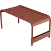 Fermob Grande Table Basse Banc Luxembourg Ocre Rouge