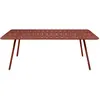 Table LUXEMBOURG - 207 x 100 cm - 20 ocre rouge Fermob