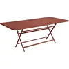 Table Rectangulaire Pliante 190 x 90 cm Caractère en Acier FERMOB  Métal