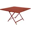 Table Carrée Pliante 128 x 128 cm Caractère en Acier FERMOB  Métal