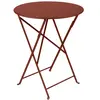 Table pliante BISTRO ronde - 20 ocre rouge - Ø 60 cm Fermob