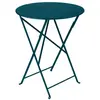 Table pliante BISTRO ronde - 21 bleu acapulco - Ø 60 cm Fermob