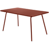 Fermob Table 143x80 Luxembourg Ocre Rouge