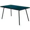 Fermob Table 143x80 Luxembourg Bleu Acapulco