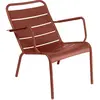 Fermob - Fauteuil bas Luxembourg - Marron - Aluminium laqué - Designer...