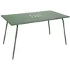 Fermob - Table rectangulaire Monceau - Vert - Acier peint - Designer F...