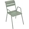 Fermob - Fauteuil bridge empilable Monceau - Vert - Acier peint - Desi...