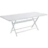 Table Rectangulaire Pliante 190 x 90 cm Caractère en Acier FERMOB  Métal
