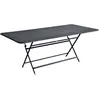 Table Rectangulaire Pliante 190 x 90 cm Caractère en Acier FERMOB  Métal