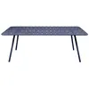 Fermob Table 207x100 Luxembourg Bleu Abysse