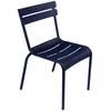 Fermob - Chaise empilable Luxembourg - Bleu - Aluminium laqué - Design...