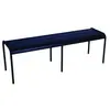 Fermob Banc 3/4 Places Luxembourg Bleu Abysse