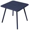 Fermob Table 4 Pieds 80x80 Luxembourg Bleu Abysse