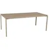 Table Rectangulaire 195 x 95 cm Calvi en Aluminium FERMOB  Métal