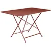 Table Rectangulaire Pliante 117 x 77 cm Bistro en Acier FERMOB  Métal