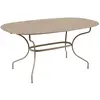 Table Ovale 160 x 90 cm Opéra+ en Acier FERMOB  Métal