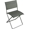 Lot de 2 Chaises Pliantes Plein Air en Acier  Métal / Tissus
