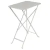 Table jardin Bistro rectangulaire pliante gris argile 37 x 57 cm Fermob