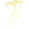 Table Rectangulaire Pliante 57 x 37 cm Bistro en Acier FERMOB  Métal