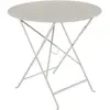 Fermob - Table ronde Bistro - Gris - Acier laqué - Designer Studio Fermob