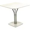 Fermob - Table carrée Luxembourg - Gris - Aluminium laqué - Designer Frédéric Sofia