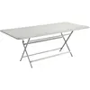 Table pliante CARACTÈRE - 190 x 90 cm - A5 gris argile Fermob