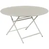 Fermob - Table ronde Caractère - Gris - Acier peint - Designer Studio ...
