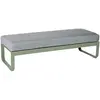 Fermob - Banc rembourré Bellevie - Gris - Tissu Outdoor Sunbrella - De...