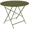 Fermob - Table ronde Bistro - Vert - Acier laqué - Designer Studio Fermob