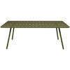 Fermob - Table rectangulaire Luxembourg - Vert - Aluminium laqué - Des...