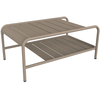 Fermob - Table basse Luxembourg - Beige - Aluminium - Designer Frédéri...