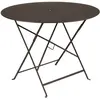 Table Ronde Pliante Ø96 cm Bistro en Acier FERMOB  Métal