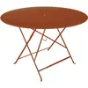 Table Ronde Pliante Ø117 cm Bistro en Acier FERMOB  Métal