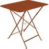 Table Rectangulaire Pliante 77 x 57 cm Bistro en Acier FERMOB  Métal