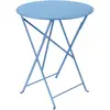 Fermob - Table ronde Bistro - Bleu - Acier laqué - Designer Studio Fermob