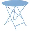Fermob - Table ronde Bistro - Bleu - Acier laqué - Designer Studio Fer...