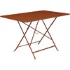 Table Rectangulaire Pliante 177 x 77 cm Bistro en Acier FERMOB Métal