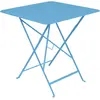 Fermob - Table carrée Bistro - Bleu - Acier laqué - Designer Studio Fermob