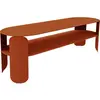 Fermob - Table basse Bebop - Orange - Aluminium - Designer Tristan Loh...
