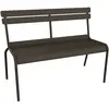 Fermob - Banc avec dossier Luxembourg - Marron - Aluminium - Designer ...