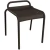Fermob - Tabouret empilable Luxembourg - Marron - Aluminium peint - De...