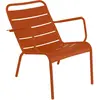 Fermob - Fauteuil bas Luxembourg - Orange - Aluminium - Designer Frédé...