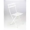 FERMOB Chaise de jardin pliable Bistro - Blanc coton