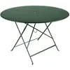 Fermob - Table ronde Bistro - Vert - Acier peint - Designer Frédéric Sofia