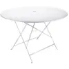 Table pliante BISTRO ronde - Ø 117 cm - 01 blanc coton Fermob